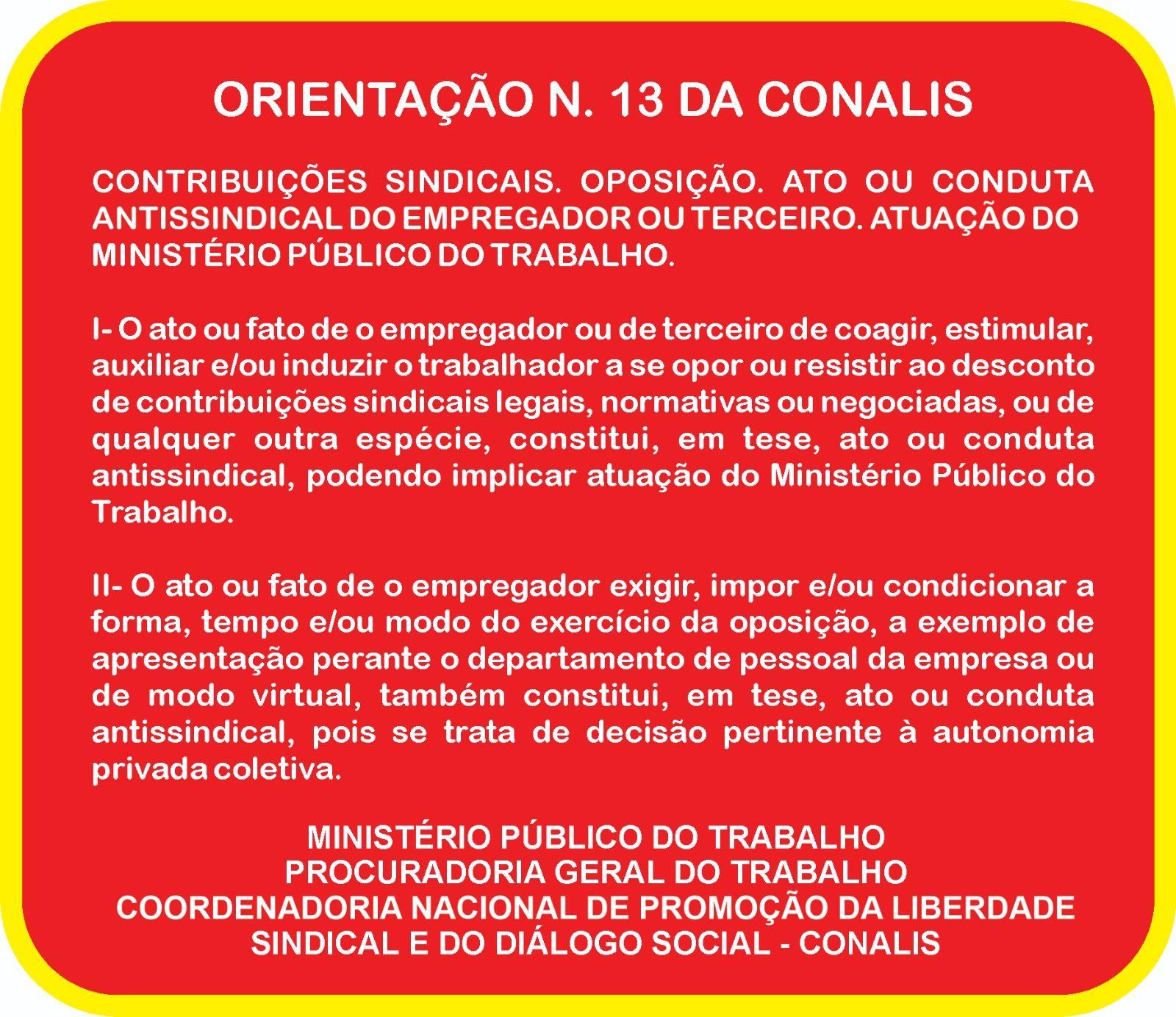 ORIENTAÇÃO CONALIS SLIDE